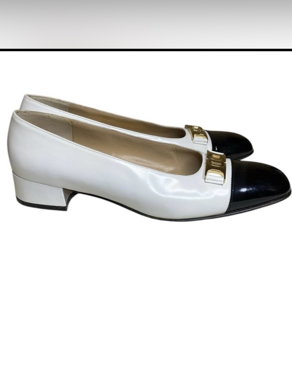 Salvatore Ferragamo Leather Colorblock Pumps Women’s Size 6.5 B